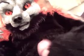 Fursuiter Jerks Off and Cums While Dirty Talking Alpha