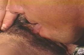 Sexy slut takes a massive facial cumshot from Peter North