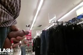 Stranger Grabs Cock In Store