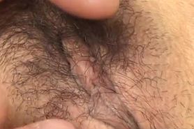 Asian bitch has a fat one to lick on