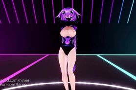 MMD Purple Heart Naked Dance (Conqueror) (Submitted by Hinee)