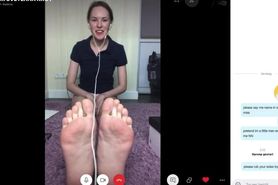 webcam feet