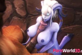 Shy Draenei Fucks in Every Hole Sex Compilation