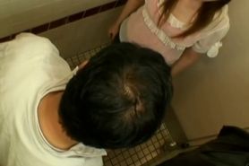 Spycam: Teens having Sex on Public Toilet