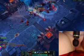 Playing with my vibrator on the highest setting makes me moan intensively! League of Legends #9 Luna