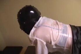 Gimp Girl is flogged by her dominant sex keeper