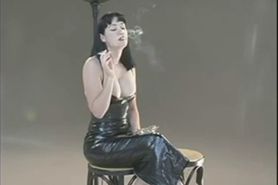Glamour Smoking Long Black Dress