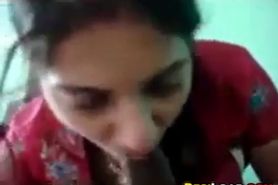 Indian Wife Giving A Blowjob POV