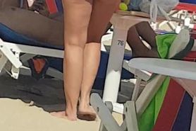 girl on the beach pescara italy