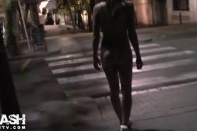 Naked On Public Street