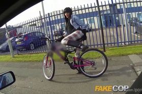 Fake Cop Hot cyclist with big tits and sweet ass