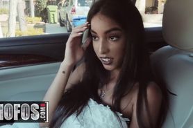 MOFOS - Stranded Teen Claire Black masturbates in public in the car
