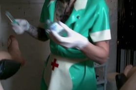 Cruel nurse gives scrotal injection