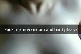 My wife asks you to fuck her fertile pussy rough and no-condom! [Cuckold. Snapchat]