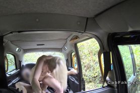Blonde anal fucked on the cabs bonnet
