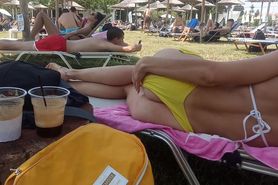 Amateur wife public flashing ass