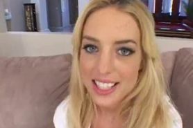 Blonde teen wants to be a pornstar - video 1