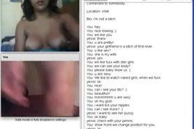 Chatroulette - Shy perfect body with hair pussy