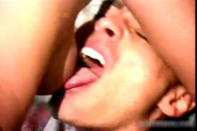 Asian getting her pussy licked part3