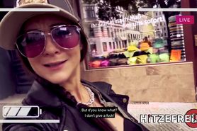 HITZEFREI Lullu Gun gets herself a real German sausage - video 1