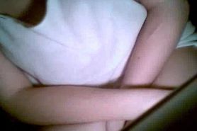 Interesting webcam video - teen girl tickling her pussy