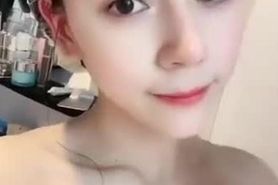 Cute Japanese Girl Taking A Bath