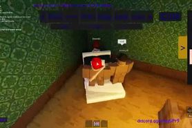 Asian bitch gets fucked by big black cock at a Roblox condo