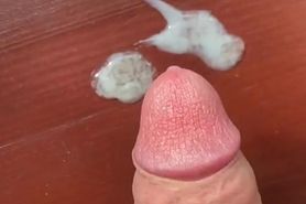 Handsome teen with hair on his pubic mastrubate at mom's bedroom And cum