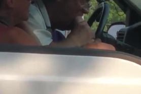 Man Gets Caught Slipping In Traffic Sucking On His Wife Feet!