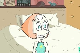 Pearl masturbates on cam