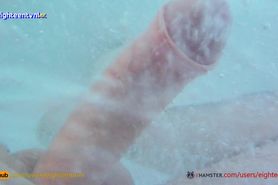 Milf seduces underwater at outdoor jacuzzi 4K