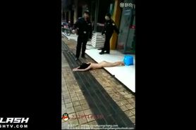 crazy asian public nude 9