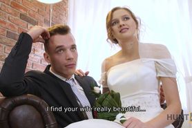 HUNT4K. Rich man pays well to screw hot young babe on her wedding day