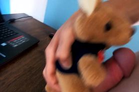 HOT GUY MOANING WHILE HUMPING PLUSH - HANDS FREE CUM