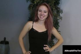 Petite Ginger Sofie Carter Gets Her Sweet Little Asshole Gaped & Fucked!