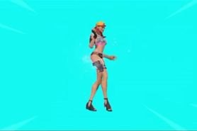 Fortnite girl dances in bikini