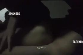 BTS Taehyung and Jungkook–Sexo en el carro
