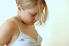 Teen Ivana stripping her girlfirends ass - video 1