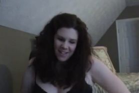 Pregnant White Girl Cuckolds her Husband on the Webcam