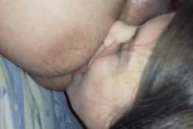 REAL CUCKOLD with invited bull. Husband films hotwife rimms friend's asshole deeply