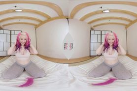 VIRTUAL TABOO - Stunning Proxy Plays with Long Pink Dildo