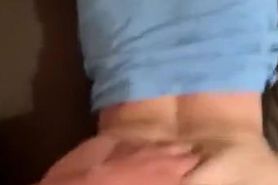Skinny Blonde Twerking Ass On Dick