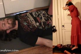 Goddess K.C. tries Trampling for the First Time ever