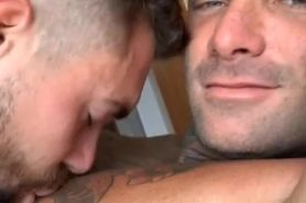 Tatted Billy Essex Muscle-Worshipped by Griffin