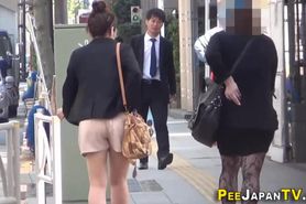 PISS JAPAN TV - Asian executives peeing outdoors