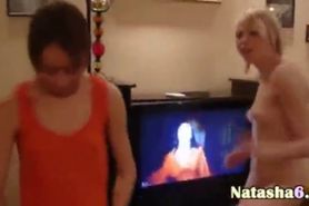 two ultra hot naked dancing lezzies - video 4