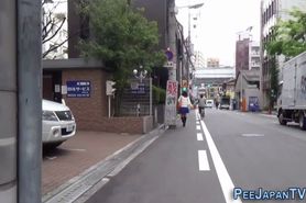 Japanese babe urinating - video 1
