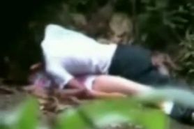 Teens Caught Having Sex in the Forest by their Classmates