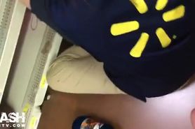 Cum on Walmart Employee