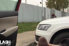 Car Flashing: Public Nudity HD Porn Video ec -